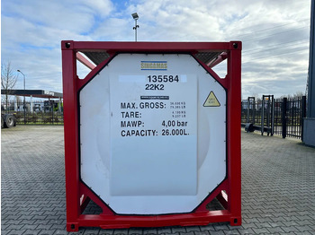 Tanque de almacenamiento para transporte de combustible SINGAMAS 20FT ISO, 26.000L/1-COMP/3 BAFFELS/3 manholes, ADR inspectio valid till: 07/2025: foto 5