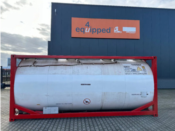 Tanque de almacenamiento para transporte de combustible SINGAMAS 20FT ISO, 26.000L/1-COMP/3 BAFFELS/3 manholes, ADR inspectio valid till: 07/2025: foto 2