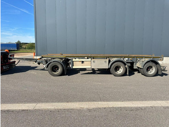 Remolque portacontenedore/ Intercambiable AJK AET - 30T CONTAINERAANHANGER - SAF - DISC BRAKES - AIR SUSP. - GOOD TIRES - TÜV 15-03-2026 - SmartBoard - BELGISCHE PAPIEREN: foto 2