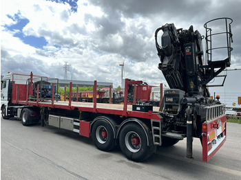 Semirremolque plataforma/ Caja abierta Kwb 2-AXLES PLATFORM + CRANE + HIAB 377 E-4 HIPRO + JIB 100X-3 + RADIO + ROTATOR - SAF axles - AIR SUSPENISION - BELGIAN REG.: foto 5