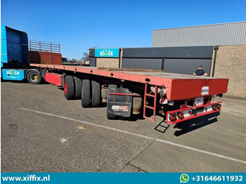 Semirremolque plataforma/ Caja abierta ES-GE 3-ass. Vlakke dubbel 2x uitschuifbare oplegger / 3x gestuurd: foto 4
