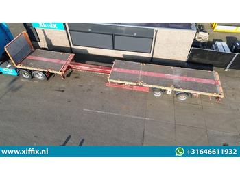Semirremolque plataforma/ Caja abierta Fellechner 2-ass. Vlakke uitschuifbare Mega oplegger / Naloop gestuurd: foto 2