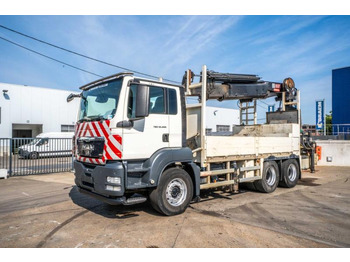Camión caja abierta, Camión grúa MAN TGS 33.400 BB - HIAB 377 E-5 HIPRO: foto 2