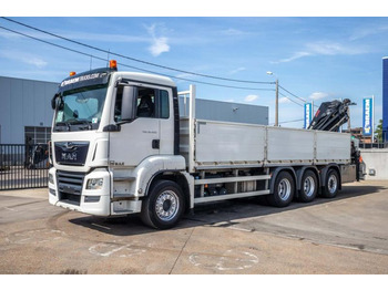 Camión caja abierta, Camión grúa MAN TGS 35.420 BL-8x4-4+HIAB 188 E-2: foto 5