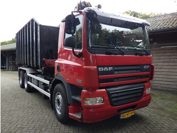 Camión con equipo de cable DAF CF 85 410 Euro 5 / Manual / Blad-Lucht / Boogie - Liftas / HTS Kabel / 9 T vooras / Palfinger G 100 L Crane: foto 2 Camión con equipo de cable DAF CF 85 410 Euro 5 / Manual / Blad-Lucht / Boogie - Liftas / HTS Kabel / 9 T vooras / Palfinger G 100 L Crane: foto 2