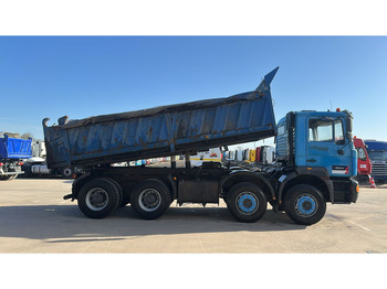 Camión volquete MAN 35.364 (STEEL SUSP. / 6 CYLINDER / BIG AXLE / EURO 2 / MEILLER TIPPER): foto 4