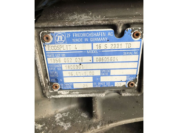 Caja de cambios para Camión ZF 16S2331TD 1356052026   truck: foto 5