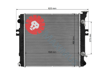 Radiador para Carretilla elevadora nuevo TOYOTA 7FDU15 , 7FDU18 , 7FGU15 , 7FGU18 , 7FGCU20 , 7FGUC25 , 7FGUC30 , 7FGUC32: foto 2