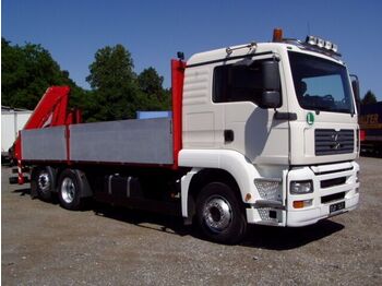 Camión caja abierta, Camión grúa MAN 26.430, KRAN FASSI150A24-Fernbedienung: foto 2