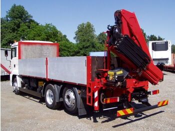 Camión caja abierta, Camión grúa MAN 26.430, KRAN FASSI150A24-Fernbedienung: foto 4