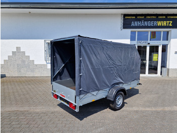 Remolque de coche Aluliner Planen Anhänger GTB 1200 301x126x150cm +Hochplane grau schräg (M) 1200kg Aktion: foto 3