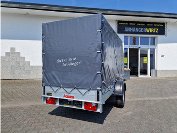 Remolque de coche Aluliner Planen Anhänger GTB 1200 301x126x150cm +Hochplane grau schräg (M) 1200kg Aktion: foto 5