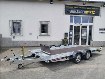 Remolque portavehículos Brian James A4 Transporter 450x200cm black X Rampen 240cm Stützen Alufelgen silver 2600kg: foto 2