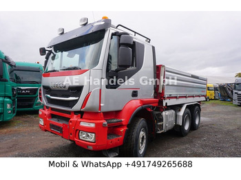 Camión portacontenedore/ Intercambiable Iveco Trakker 500 BL 6x4 *Retarder/11m³/Wechselkipper: foto 2