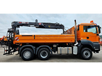 Camión volquete, Camión grúa MAN TGS 28.360 6x4-4 HIAB 144E-4 Kran Euro5: foto 2