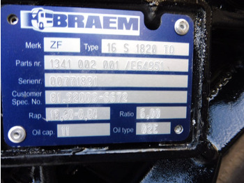 Caja de cambios para Camión ZF 16S1820TO: foto 5