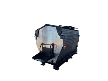 Construcción de carreteras nuevo TICAB Asphalt Hot Box  from the Manufacturer for 2,8 t,  termiskais bunkurs asfaltam HB-2: foto 3