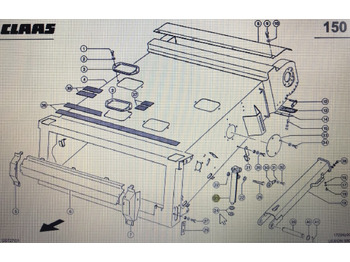 Cilindro hidráulico CLAAS