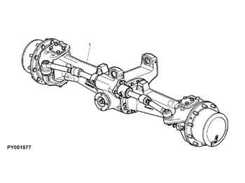 Eje delantero JOHN DEERE