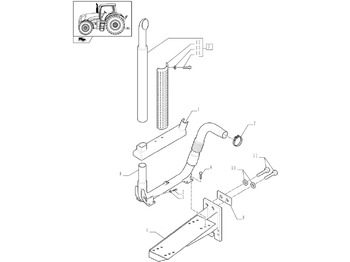 Tubo de escape NEW HOLLAND
