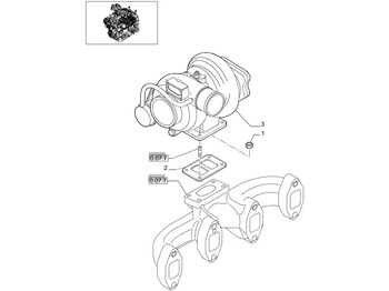 Turbocompresor NEW HOLLAND