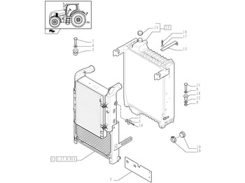 Radiador NEW HOLLAND