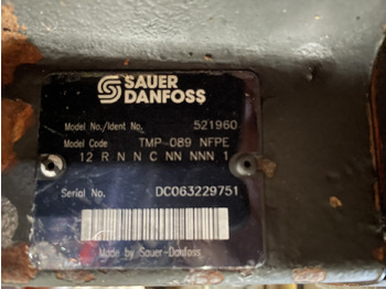 Bomba hidráulica para Maquinaria agrícola Pompa jazdy hydrostat Sauer Danfoss 521960 TMP-089 NFPE: foto 5