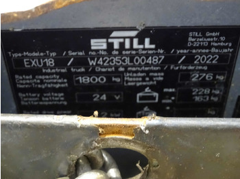 Transpaleta STILL EXU18: foto 5 Transpaleta STILL EXU18: foto 5