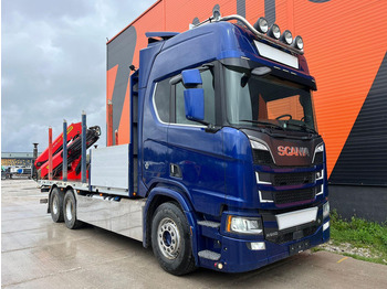 Camión caja abierta, Camión grúa Scania R 650 6x4 PK24001 / PLATFORM L=6800 mm: foto 4