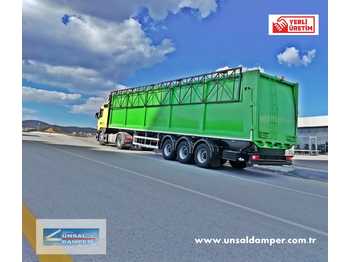 Semirremolque piso movil para transporte de basura nuevo ünsal 2023: foto 4