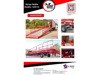 Rampa de carga nuevo AZ RAMP-EASY XL-10-RL . Mobil Loading Ramp  WIDE With Level Off, 10 t Capacity: foto 2