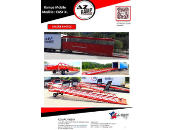Rampa de carga nuevo AZ RAMP-EASY XL-20 . Mobil Loading Ramp  WIDE With Level Off, 20 t Capacity: foto 2