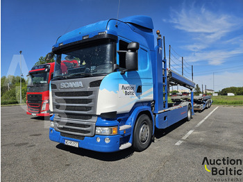 Camión portavehículos SCANIA R 450
