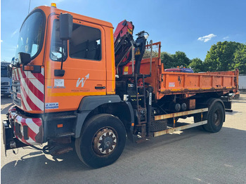Camión volquete, Camión grúa MAN ME18.250 **4x4-TIPPER+PALFINGER PK8500-BELGIAN TRUCK**: foto 3