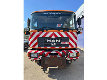 Camión volquete, Camión grúa MAN ME18.250 **4x4-TIPPER+PALFINGER PK8500-BELGIAN TRUCK**: foto 2