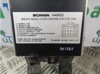 Unidad de control para Camión SCANIA P94 VOLTAGE CONVERTER P/NO 1449522: foto 2