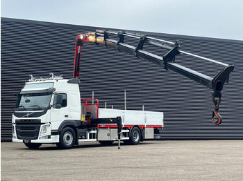 Camión caja abierta, Camión grúa Volvo FM420 4x2 / PALFINGER 18502 - 17 mtr / CRANE / KRAN: foto 2