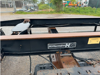 Remolque multilift/ Portacontenedores de cadenas Hüffermann 2 Achs Abrollanhänger mit Schlitten: foto 4