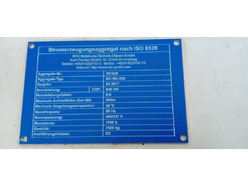Generador industriale nuevo MAN Agregat Prądotwórczy Generator Stamford MAN DIESEL 640 kw 800: foto 4