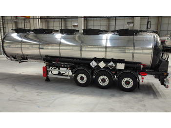Semirremolque cisterna para transporte de substancias químicas nuevo NURSAN Stainless Steel L4BH Tanker: foto 5