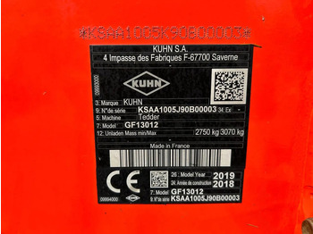 Henificadora Kuhn GF 13012 Schudder getrokken: foto 5