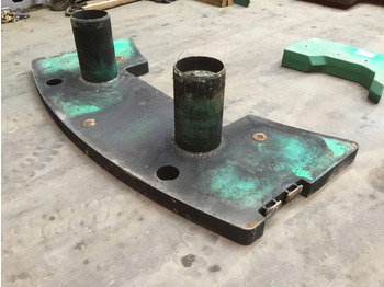 Contrapeso para Maquinaria de construcción Faun ATF 60-3 counterweight base plate 1,6 ton: foto 2