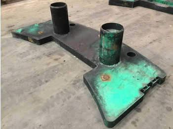 Contrapeso para Maquinaria de construcción Faun ATF 60-3 counterweight base plate 1,6 ton: foto 4
