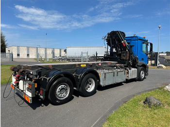 Camión portacontenedor de cadenas Mercedes-Benz Antos 2546 - Hiab 192 E kran: foto 5