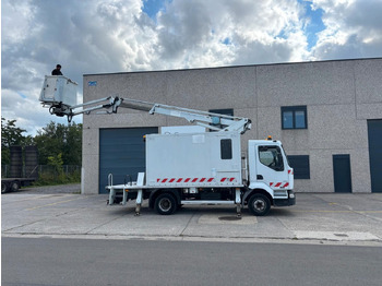 Camión con plataforma elevadora Renault Midlum 220dCi. Hubarbeitsbühne 16m.: foto 3