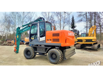Excavadora de ruedas Hitachi ZX140W-3: foto 2