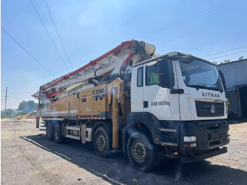 Bomba de hormigón XCMG Official Concrete Machinery Second Hand HB62V 62m Used Mobile Concrete Pump for Sale: foto 2