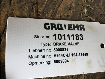 Válvula Liebherr Brake Valve: foto 5