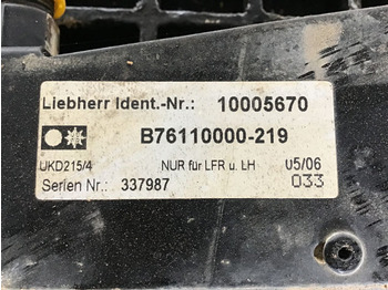 Pieza de aire acondicionado LIEBHERR