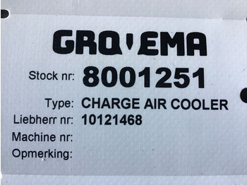 Tubo de admisión de aire Liebherr Charge Air Cooler: foto 2